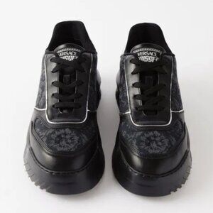 Versace Odissea Sneakers – Black & Silver Medusa – New in Box, Collectible, Rare